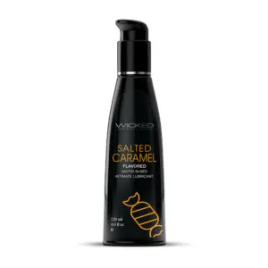 Wicked Aqua Salted Caramel Water-Based Lubricant 4 oz.