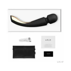 LELO SMART WAND 2 Large Rechargeable Wand Vibrator Black