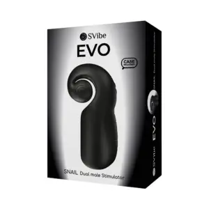 SVibe Snail Evo Rechargeable Masturbator Black