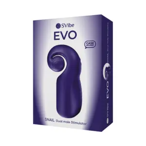 SVibe Snail Evo Rechargeable Masturbator Navy